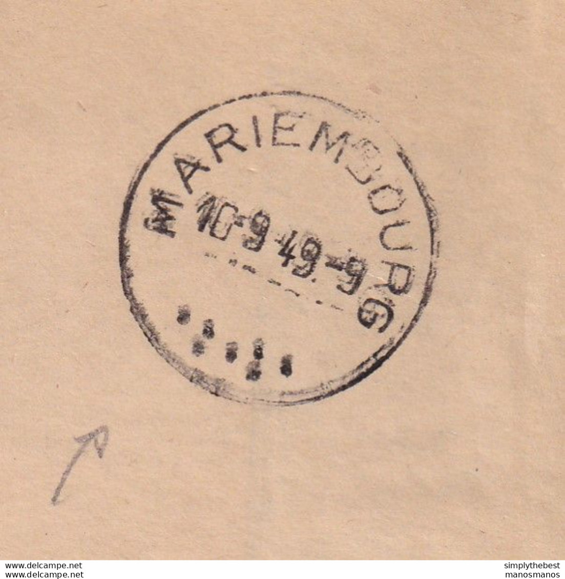 DDZ 477 -- TAMINES - Bande D'' IMPRIME TP PREO Petit Sceau 1949 Vers MARIEMBOURG - Entete Moniteur Des Instituteurs ... - Typo Precancels 1936-51 (Small Seal Of The State)