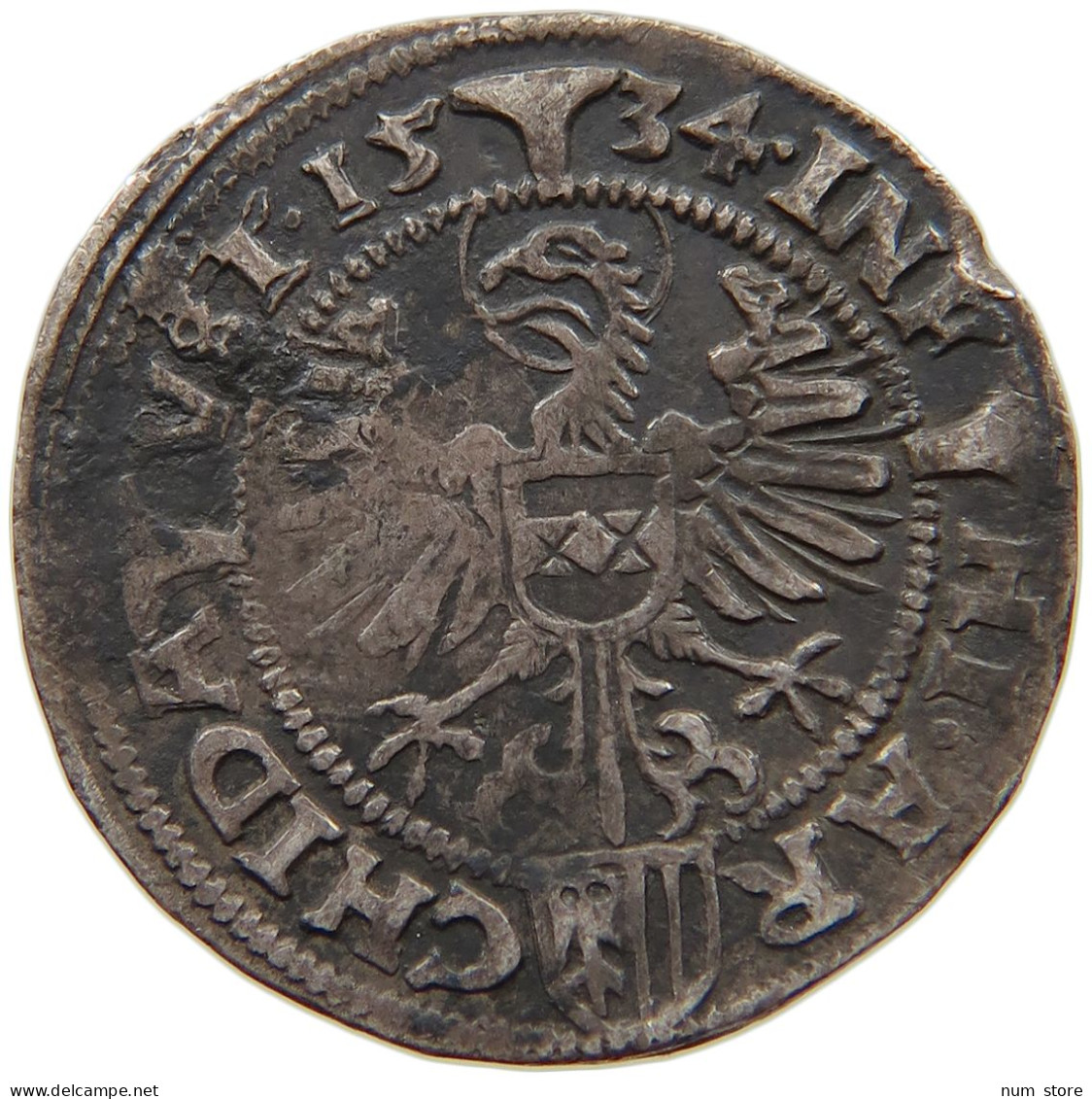 HAUS HABSBURG GROSCHEN 1534 FERDINAND I. (1521-1564) #MA 016295 - Oostenrijk