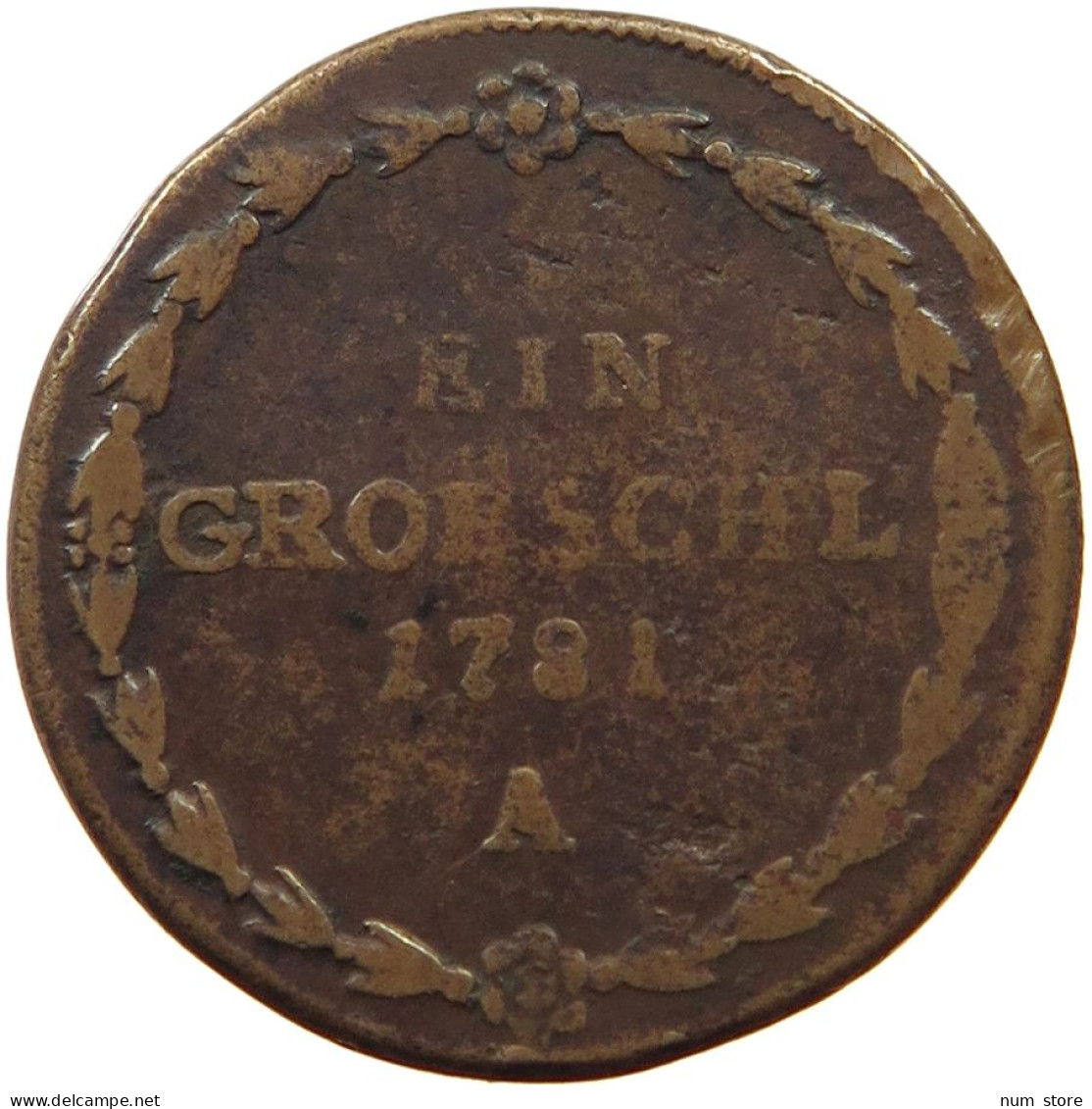 HAUS HABSBURG GROESCHL 1781 A JOSEPH II., 1765-1790 #MA 014364 - Oostenrijk
