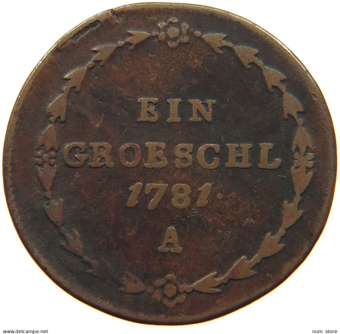 HAUS HABSBURG GROESCHL 1781 A JOSEPH II. 1765-1790 #MA 006337 - Oostenrijk