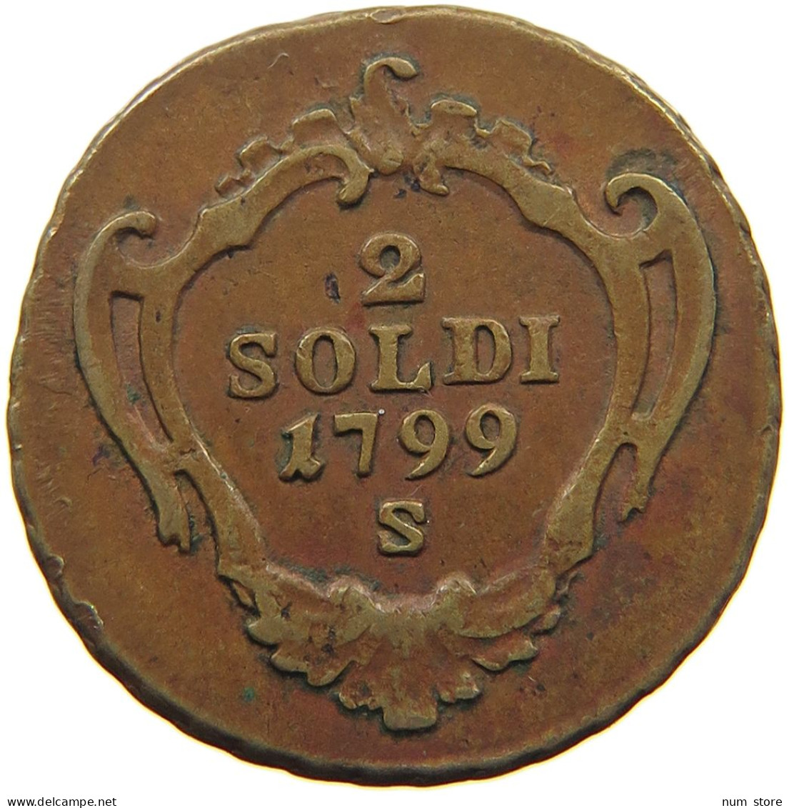 HAUS HABSBURG GORIZIA 2 SOLDI 1799 S FRANZ II./I., 1792-1835 #MA 007769 - Oostenrijk