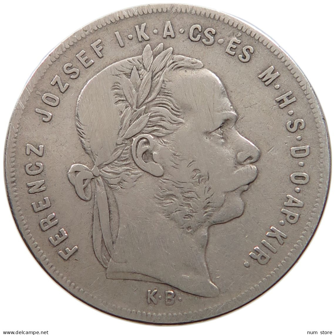 HAUS HABSBURG FORINT 1877 FRANZ JOSEPH I. 1848-1916 #MA 005674 - Oostenrijk