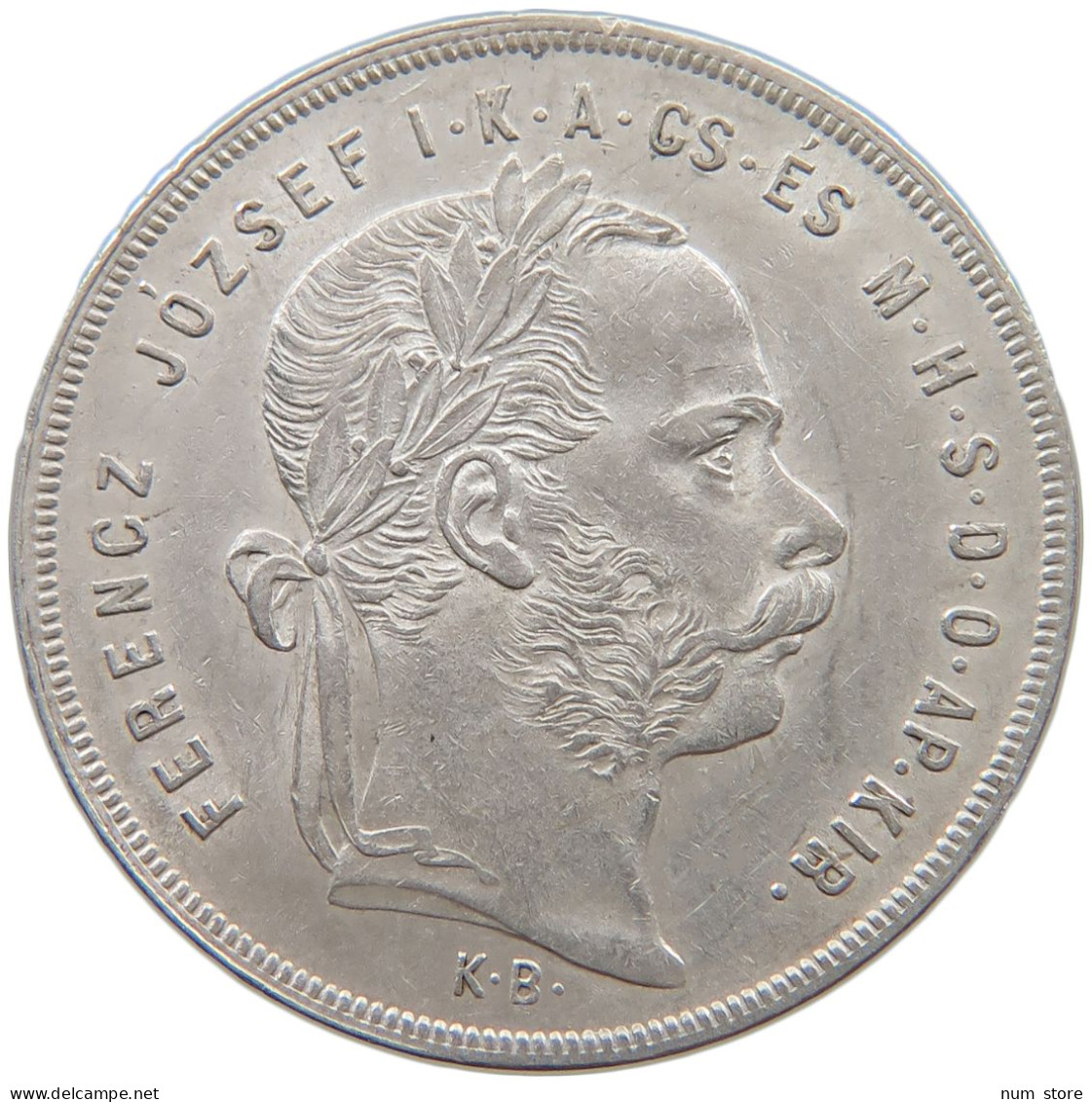 HAUS HABSBURG FORINT 1878 FRANZ JOSEPH I. 1848-1916 #MA 025919 - Oostenrijk