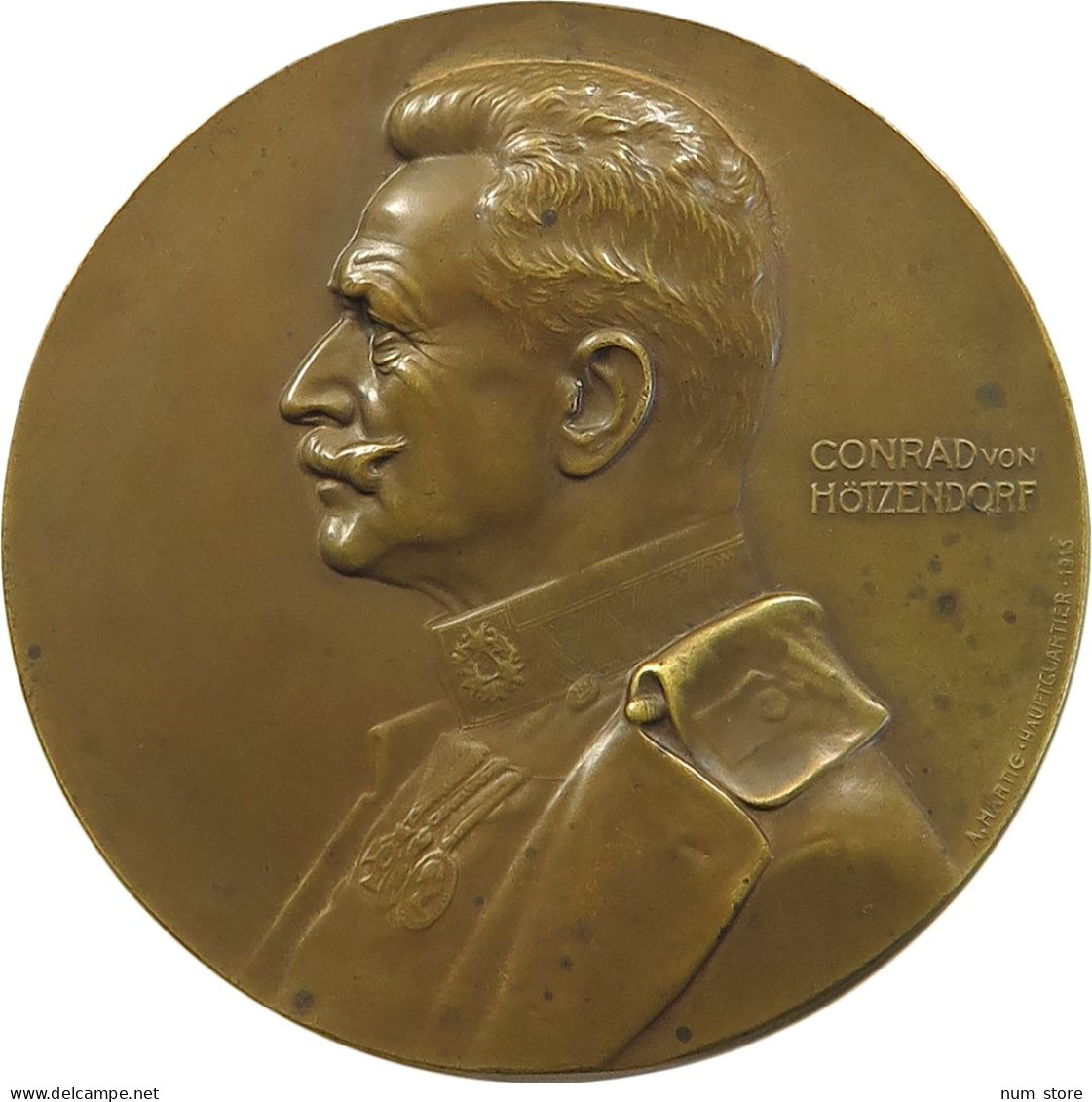 HAUS HABSBURG MEDAILLE 19141915 GRAF FRANZ CONRAD VON HÖTZENDORF (1852-1925) #MA 072948 - Oostenrijk