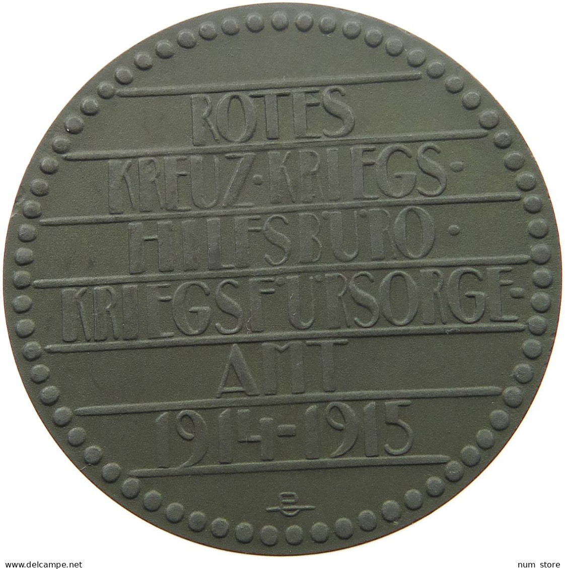 HAUS HABSBURG MEDAILLE 1914-1915 ROTES KREUZ KRIEGSHILFSBÜRO KRIEGSFÜRSORGEAMT 1914-1915 HOTZENDORF #MA 019174 - Oostenrijk