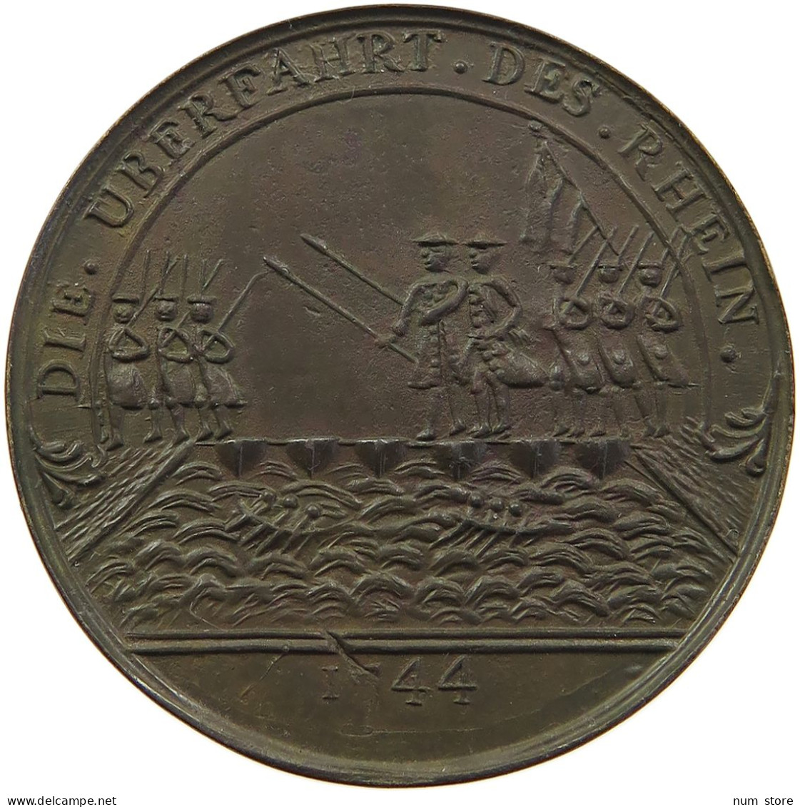 HAUS HABSBURG MEDAILLE 1898 MARIA THERESIA (1740-1780) VON HOLTZHEY, AUF DAS TREFFEN BEI HAGENAU UND RHEIN #MA 072965 - Oostenrijk