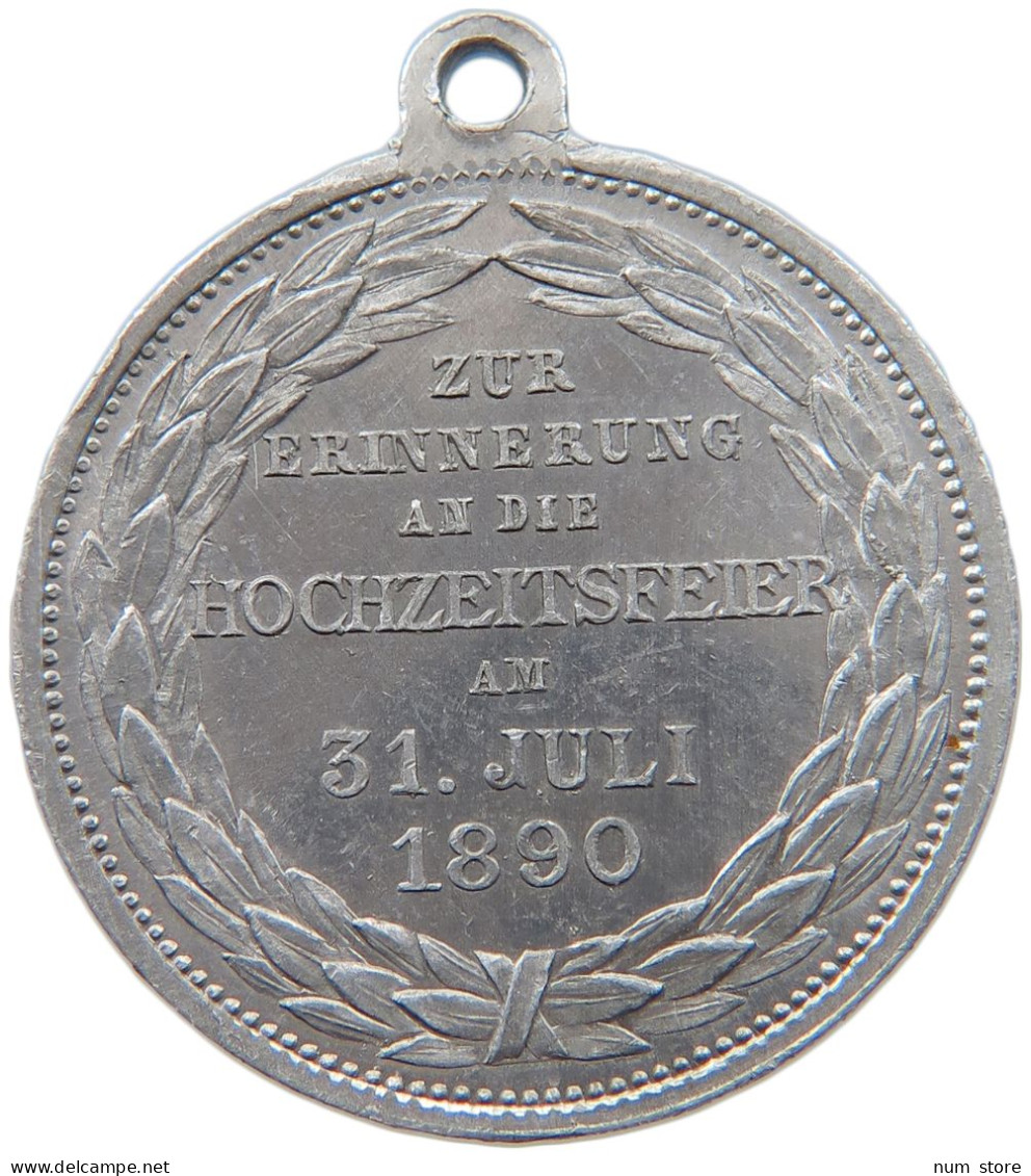 HAUS HABSBURG MEDAILLE 1890 ERZHERZOG FRANZ SALVATOR VON ÖSTERREICH-TOSCANA, HOCHZEIT DER ERZHERZOGIN MARIE #MA 073098 - Oostenrijk