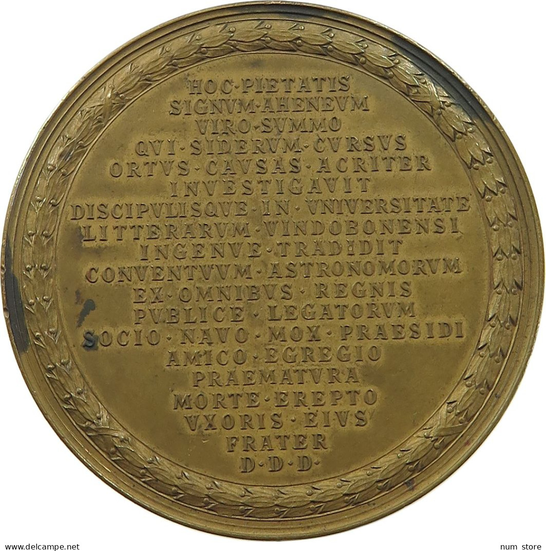 HAUS HABSBURG MEDAILLE 1886 THEODOR OPPOLZER #MA 072945 - Oostenrijk