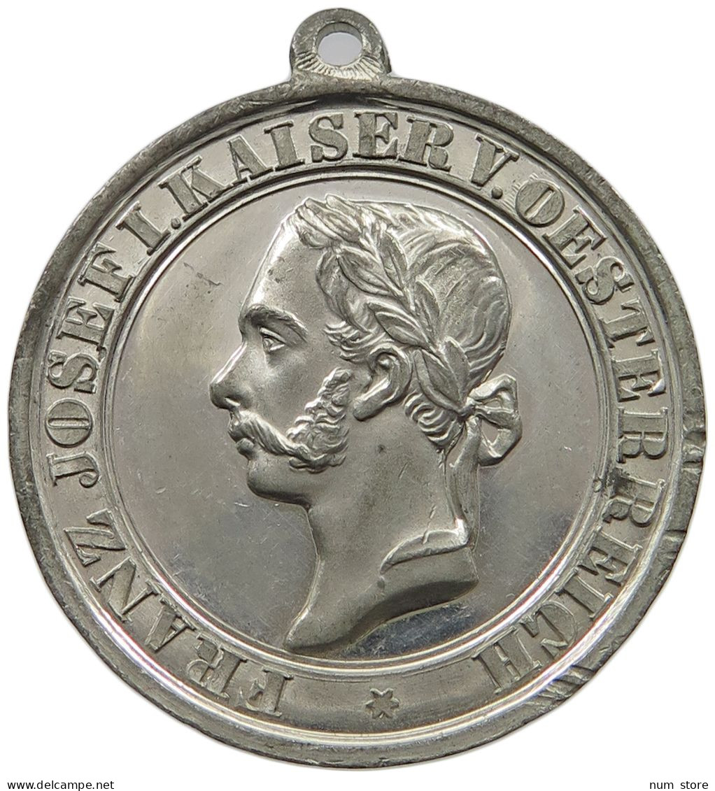 HAUS HABSBURG MEDAILLE 1865 FRANZ JOSEF I. 1848-1916, PRATER VOLKFEST 1865 #MA 006211 - Oostenrijk