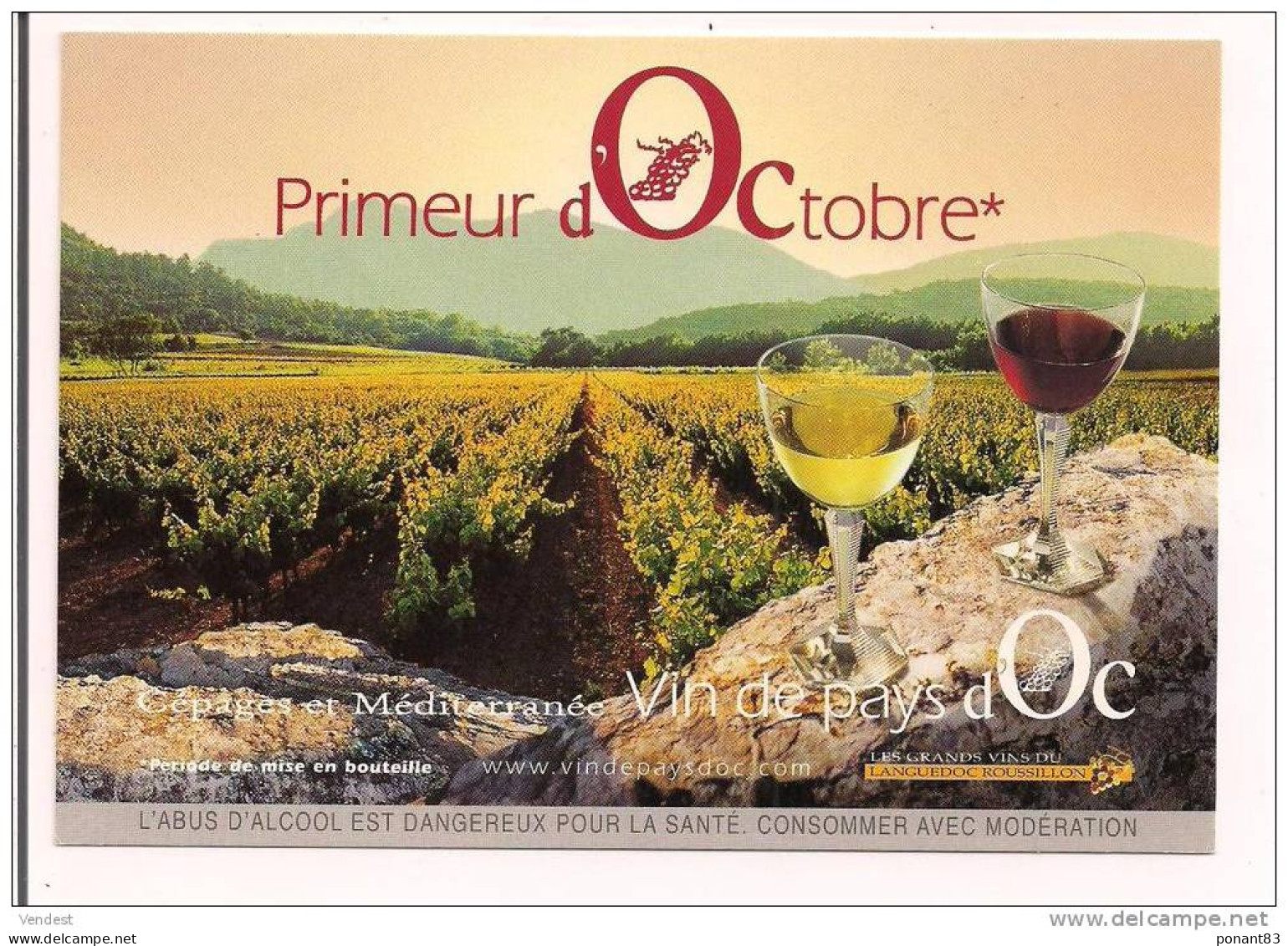 Vins De Pays D'Oc : Primeur D'Octobre - - Languedoc-Roussillon