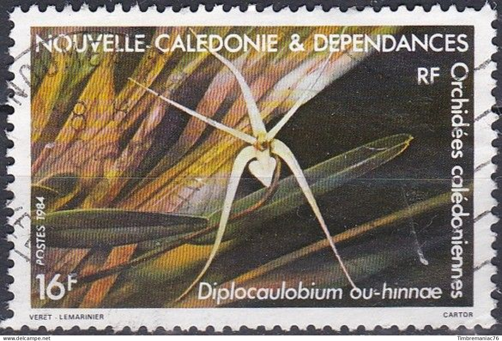 Nouvelle Calédonie TUC 1984 YT 488 Oblitéré - Used Stamps