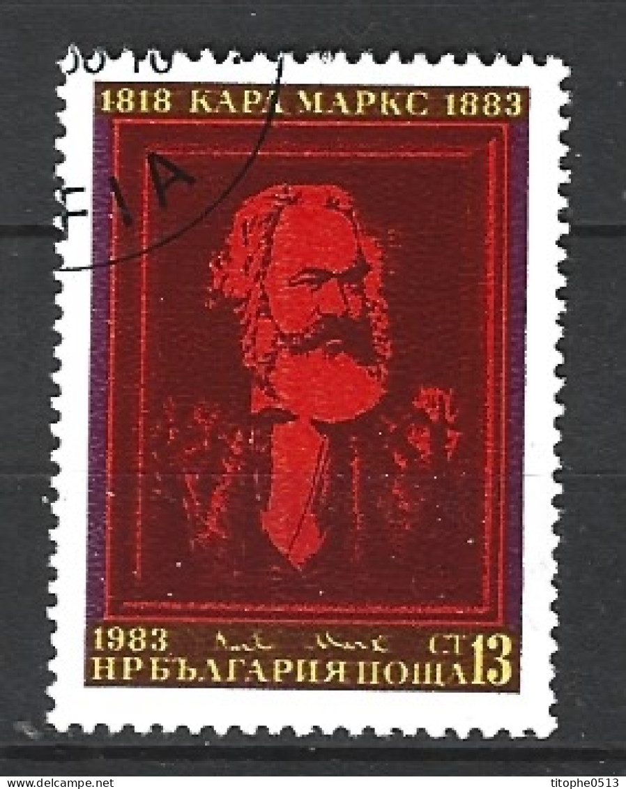 BULGARIE. N°2761 Oblitéré De 1983. Marx. - Karl Marx