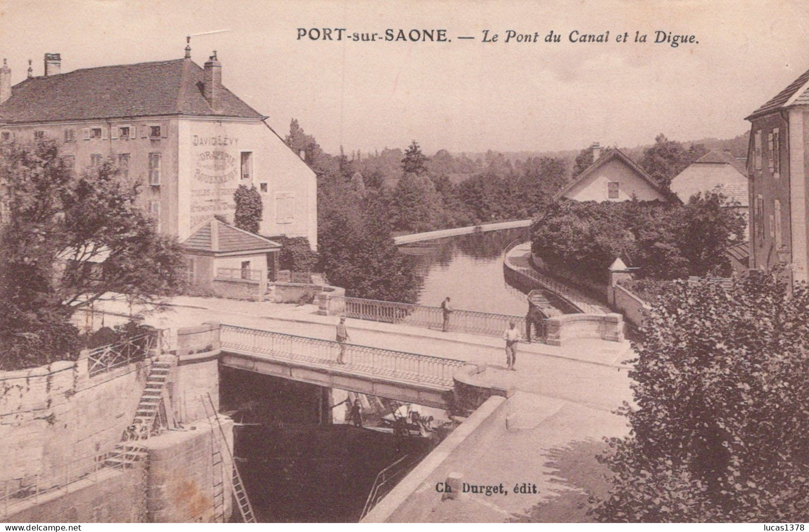 70 / PORT SUR SAONE / LE PONT DU CANAL ET LA DIGUE - Port-sur-Saône