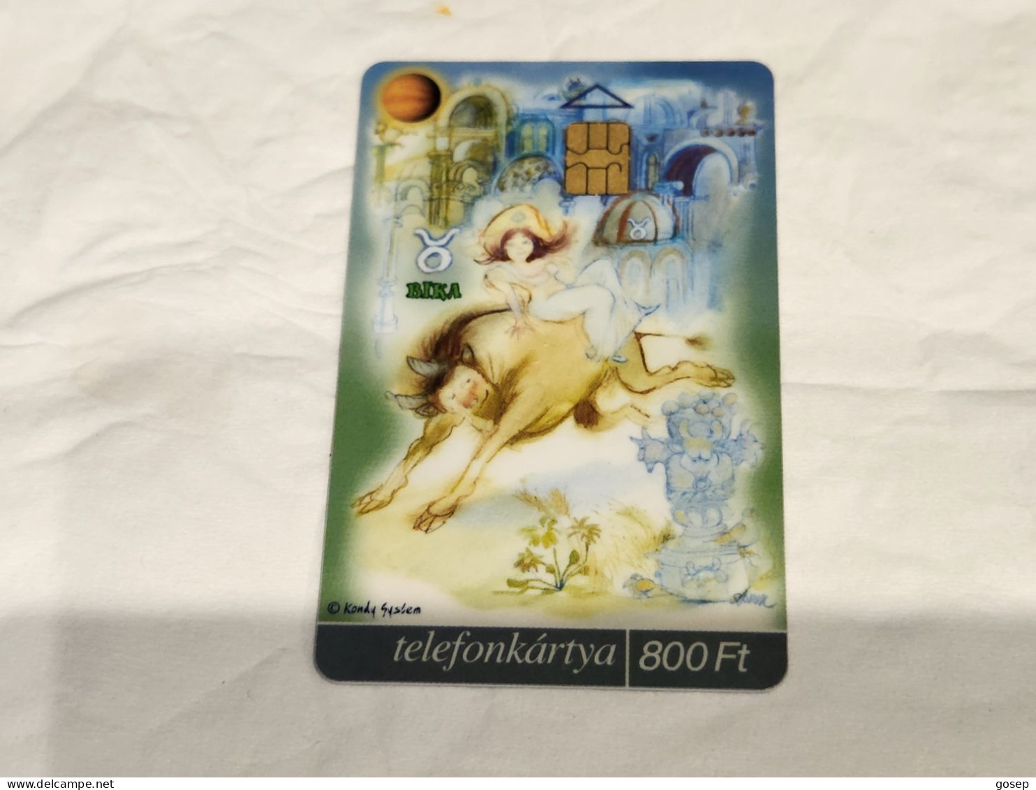 HUNGARY-(HU-P-2004-15)-TAURUS-(22)(800Ft)(C4112CA90)(tirage-10.000)-used,card+1card Prepiad Free - Ungarn