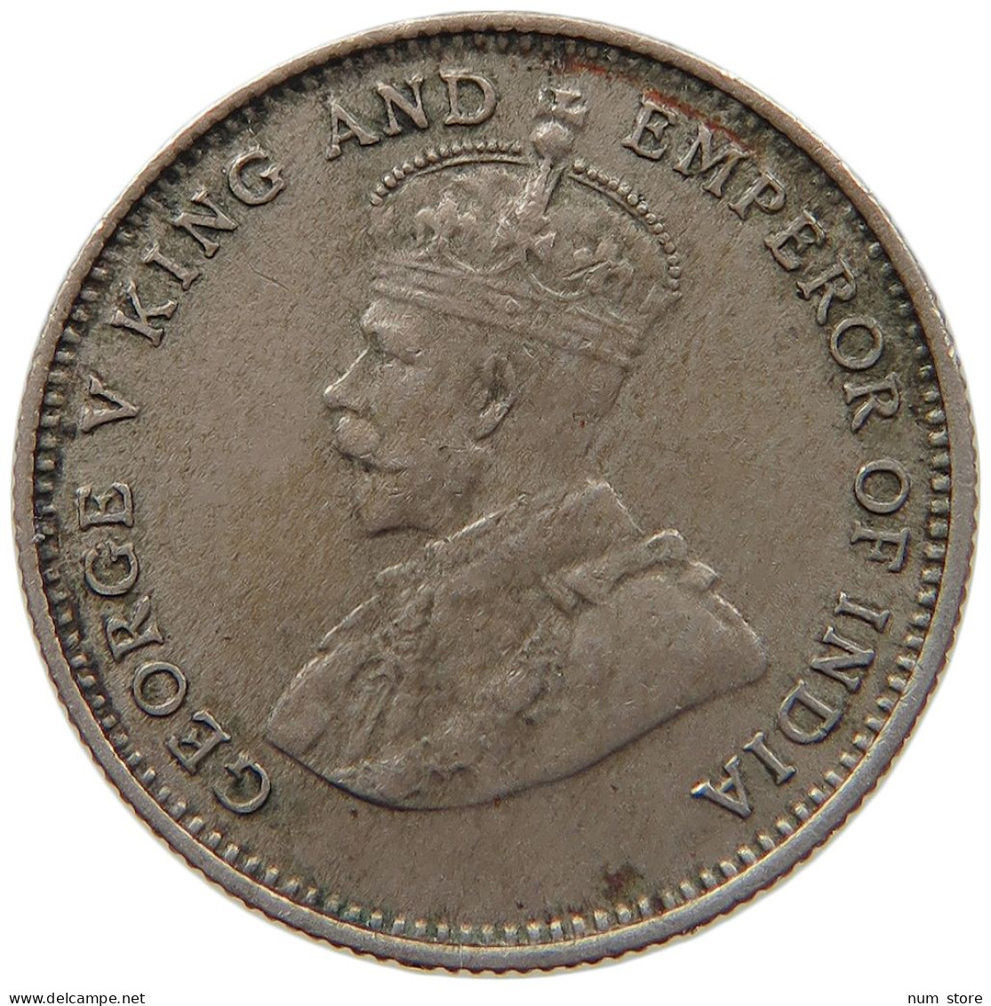 HONG KONG 10 CENTS 1935 GEORGE V. (1910-1936) #MA 063993 - Hongkong