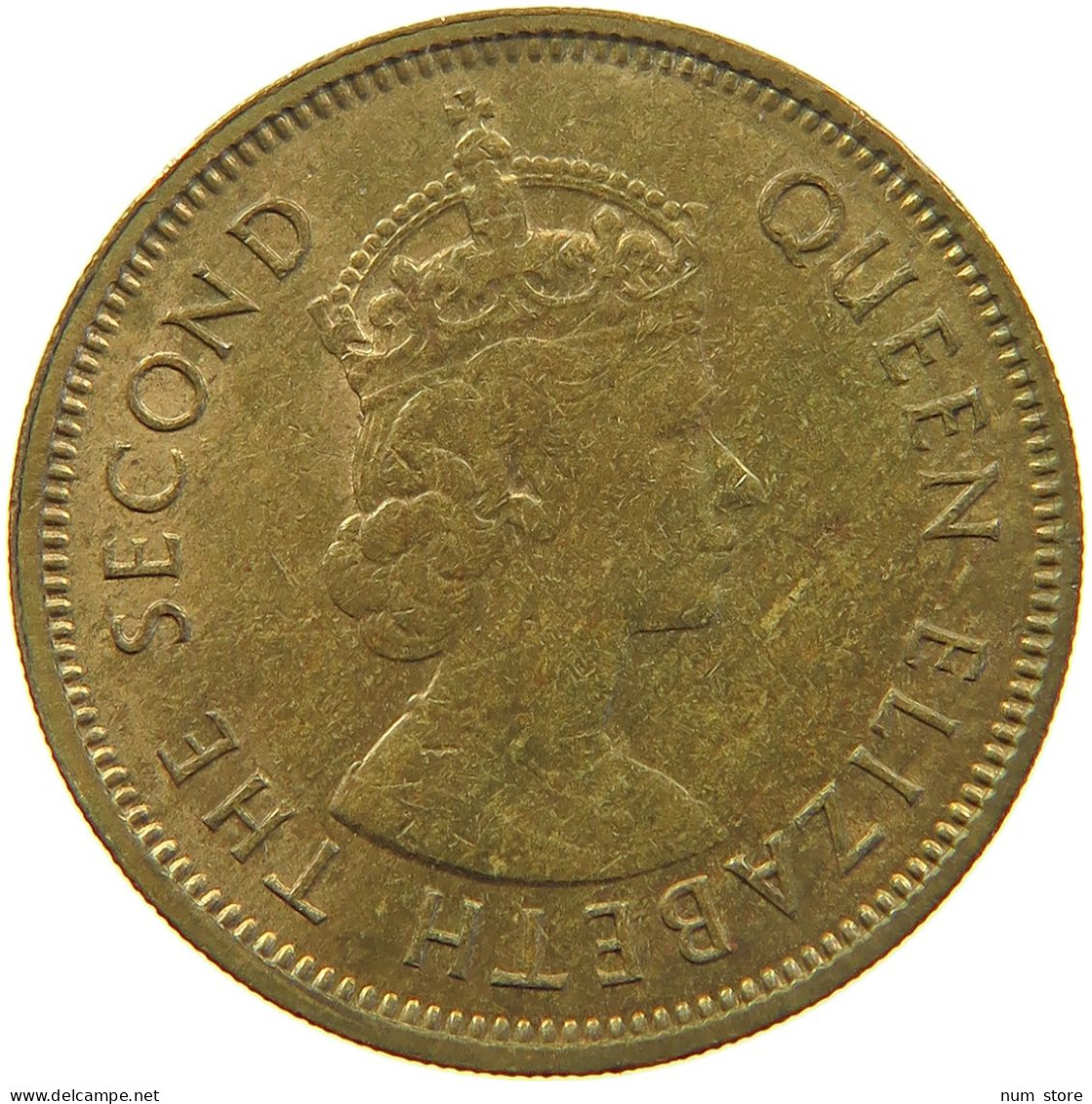 HONG KONG 10 CENTS 1960 ELIZABETH II. (1952-) #MA 065327 - Hongkong