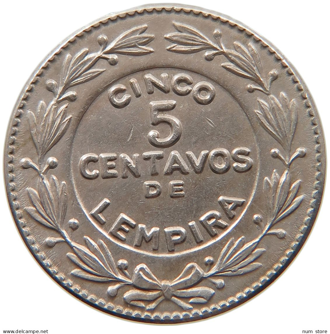 HONDURAS 5 CENTAVOS 1956  #MA 063170 - Honduras