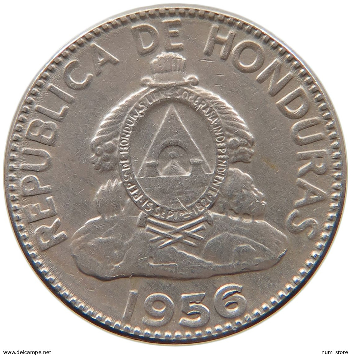 HONDURAS 5 CENTAVOS 1956  #MA 063170 - Honduras