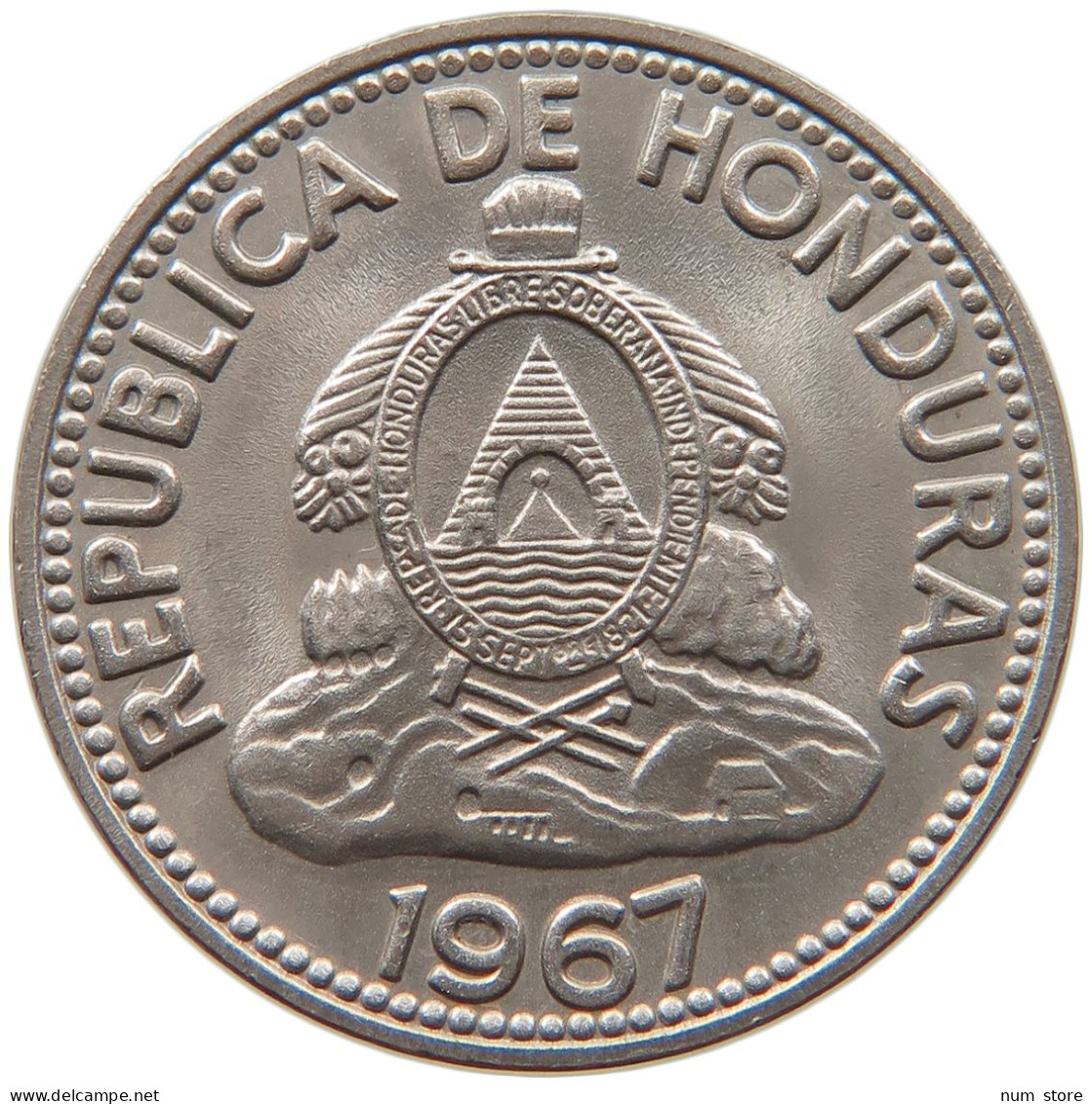 HONDURAS 10 CENTAVOS 1967  #MA 062176 - Honduras