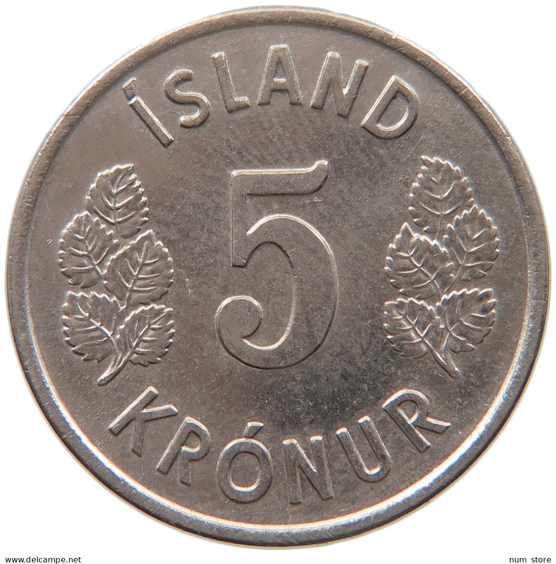 ICELAND 5 KRONUR 1975  #MA 064710 - Islanda