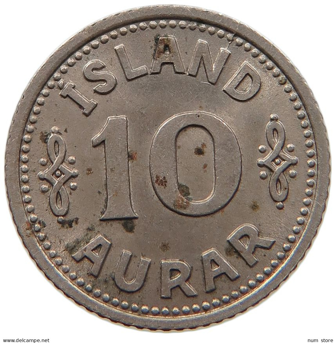 ICELAND 10 AURAR 1940  #MA 064713 - Islandia