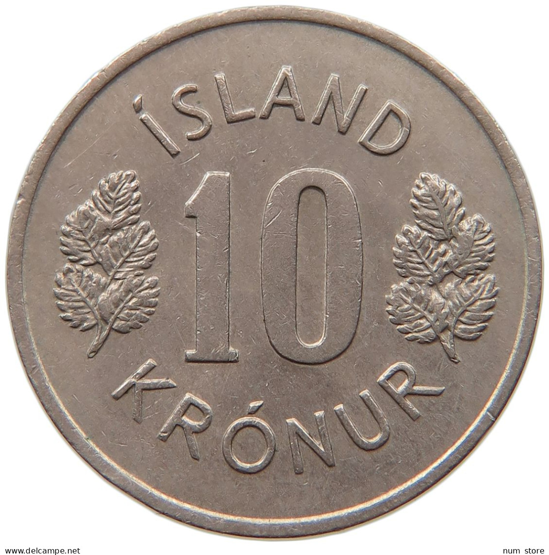 ICELAND 10 KRONUR 1976  #MA 067584 - IJsland