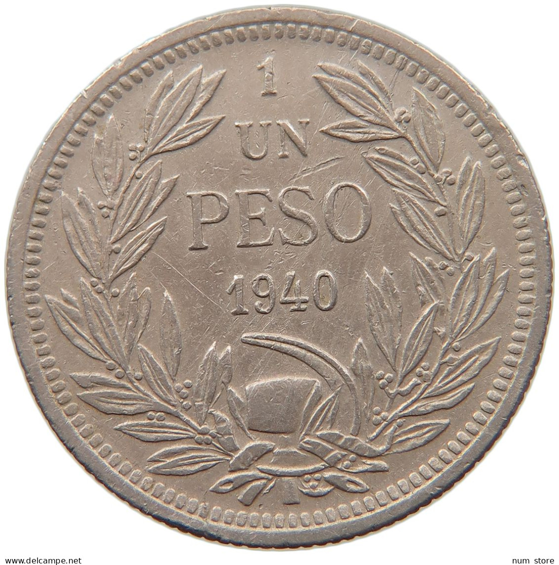 CHILE PESO 1940  #MA 067154 - Chile