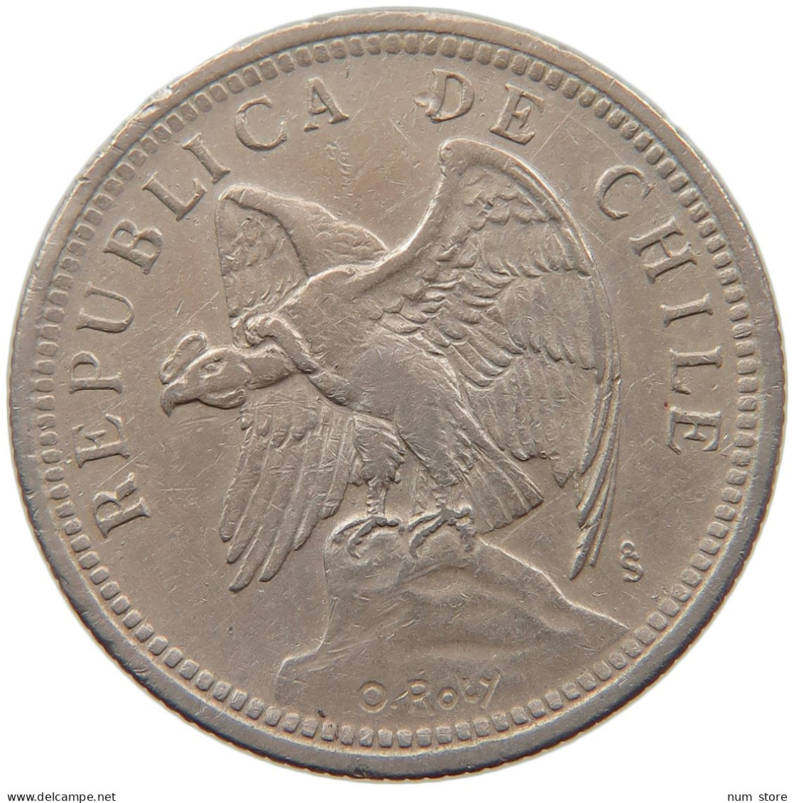 CHILE PESO 1940  #MA 067154 - Chile