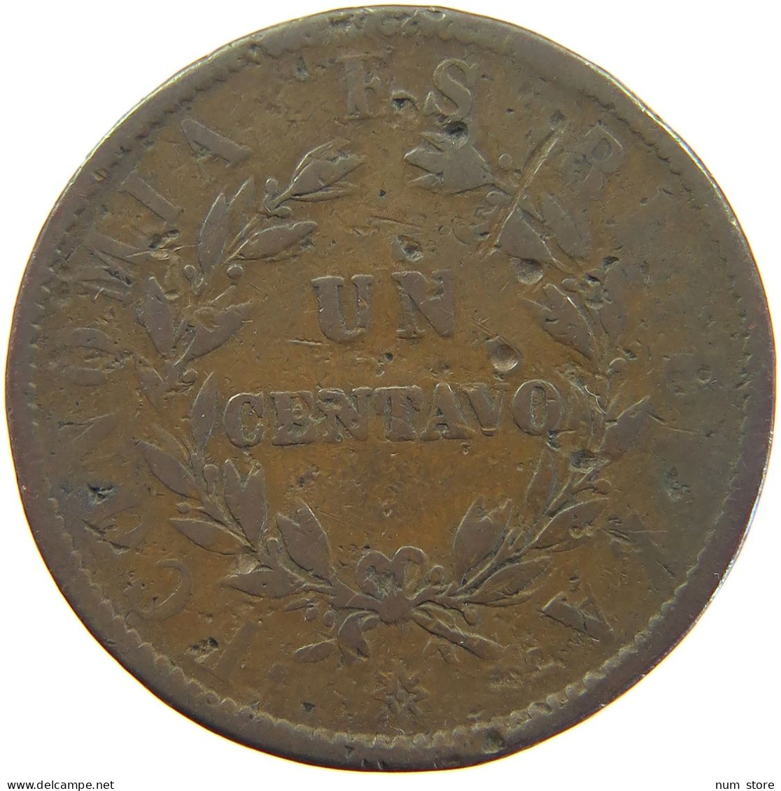 CHILE CENTAVO 1853  #MA 067158 - Chili