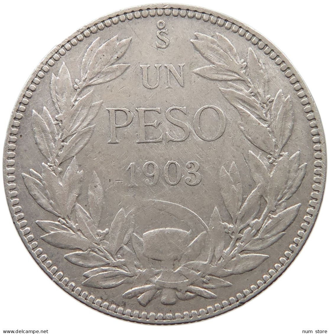 CHILE PESO 1903  #MA 025208 - Chile