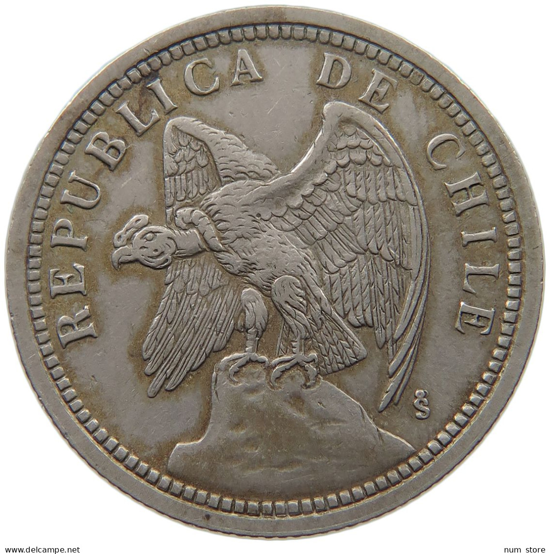 CHILE PESO 1933  #MA 025210 - Chili