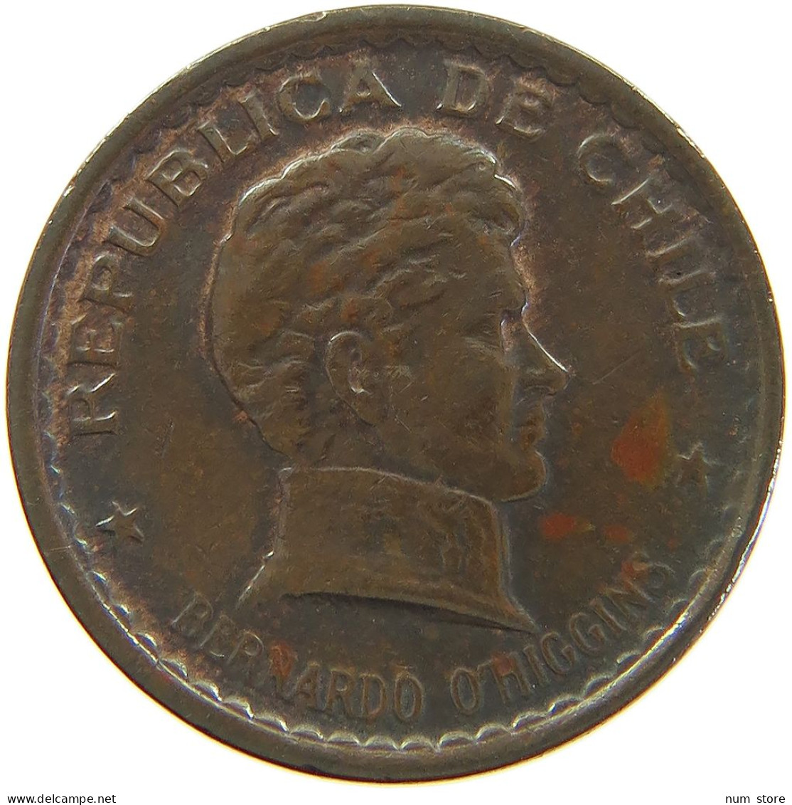 CHILE 20 CENTAVOS 1943  #MA 067162 - Chile