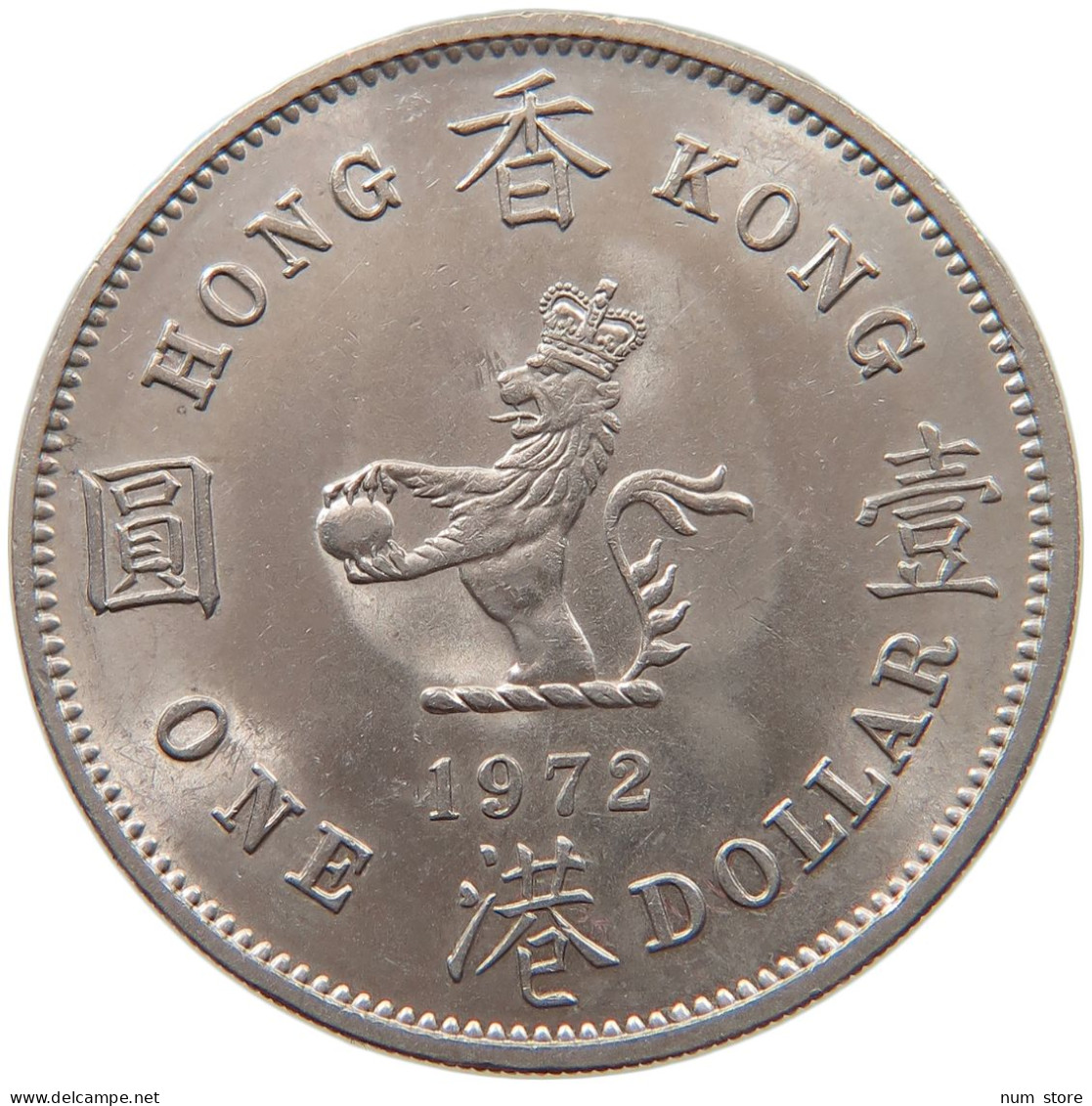 HONG KONG DOLLAR 1972 ELIZABETH II. (1952-) #MA 065303 - Hong Kong