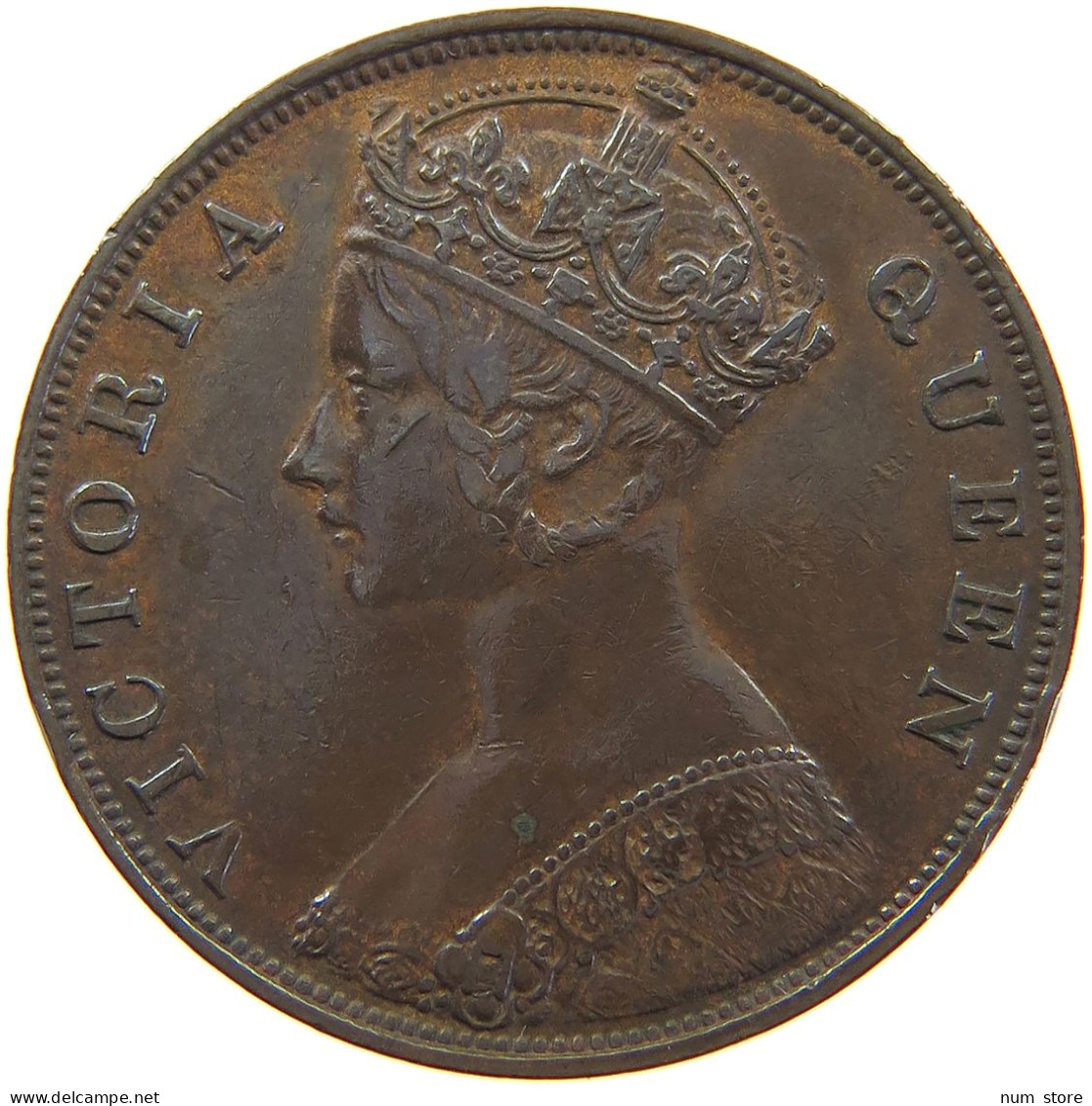 HONG KONG CENT 1875 VICTORIA 1837-1901 #MA 065027 - Hong Kong