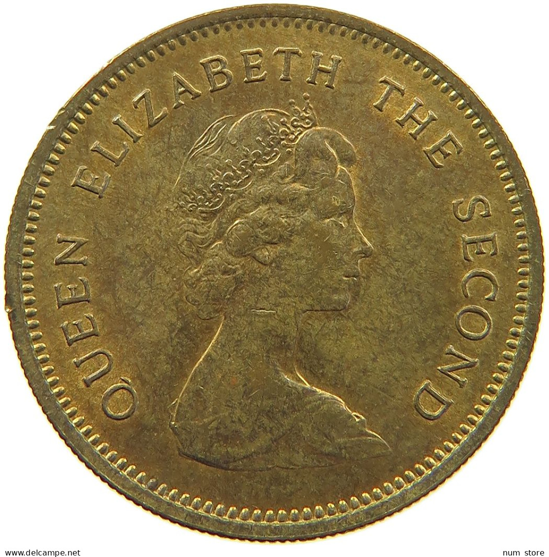 HONG KONG 50 CENTS 1980 ELIZABETH II. (1952-) #MA 065319 - Hong Kong