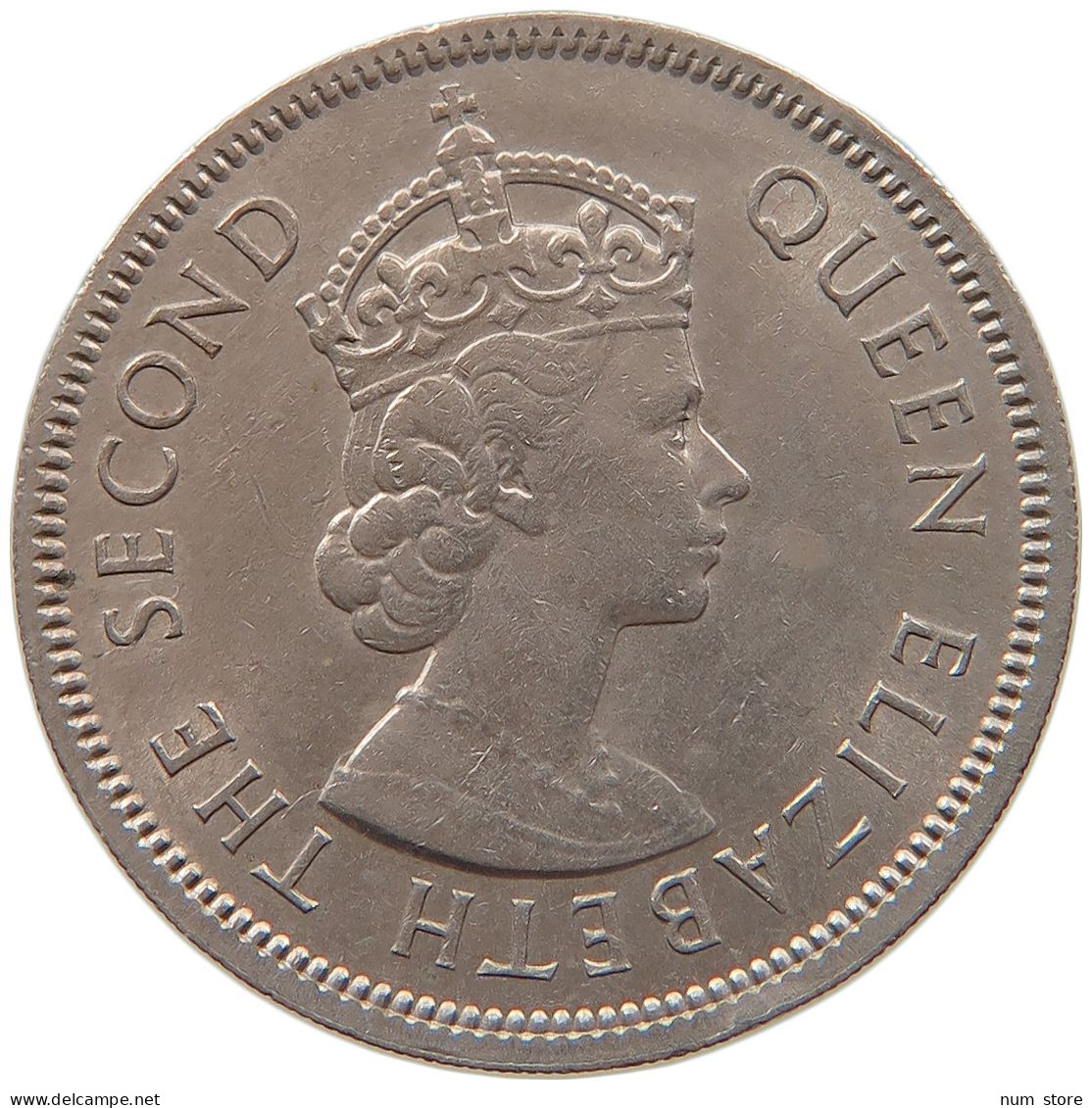 HONG KONG 50 CENTS 1967 ELIZABETH II. (1952-) #MA 065312 - Hongkong