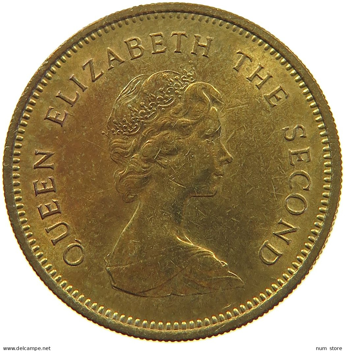 HONG KONG 50 CENTS 1977 ELIZABETH II. (1952-) #MA 065318 - Hongkong