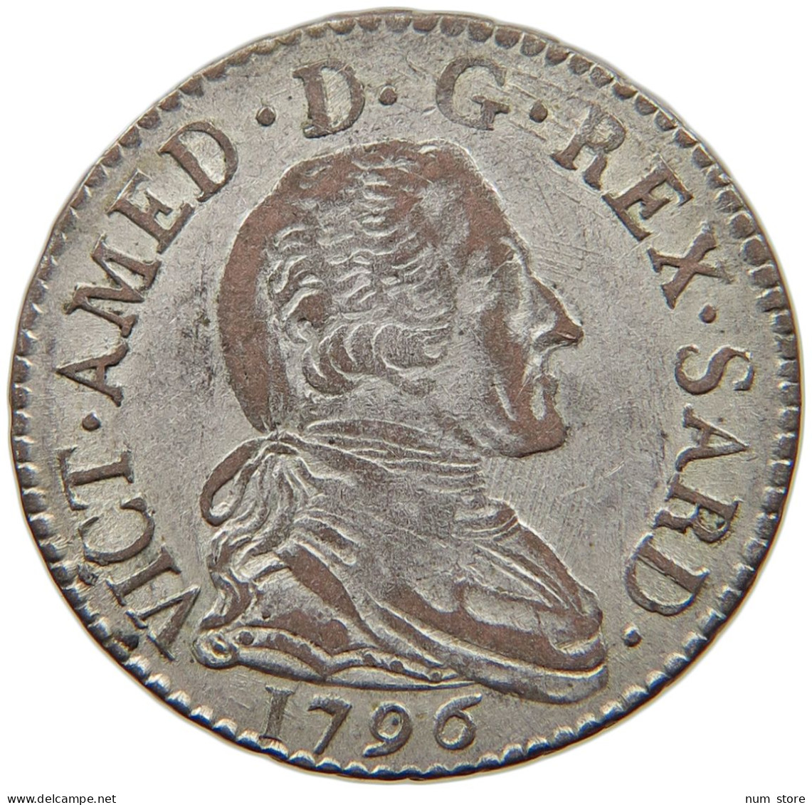 ITALIEN-SARDINIEN 20 SOLDI 1796 VITTORIO AMADEO III., 1773-1796. #MA 008541 - Piemont-Sardinien-It. Savoyen