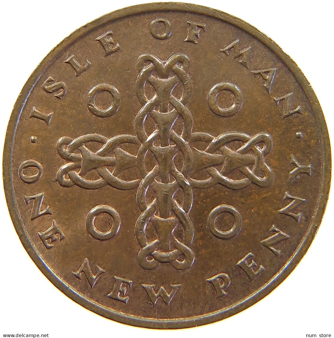 ISLE OF MAN PENNY 1971 ELIZABETH II. (1952-) #MA 064987 - Île De  Man