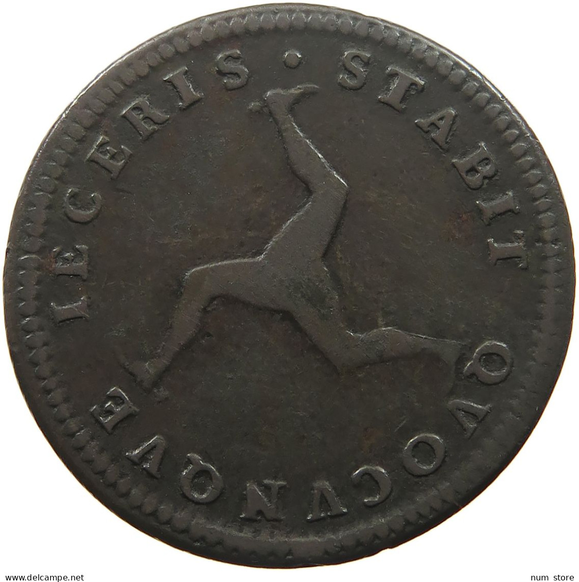 ISLE OF MAN PENNY 1786 GEORGE III. 1760-1820 #MA 025021 - Île De  Man