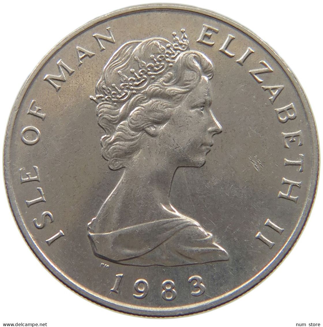 ISLE OF MAN 10 PENCE 1983  #MA 025696 - Isla Man