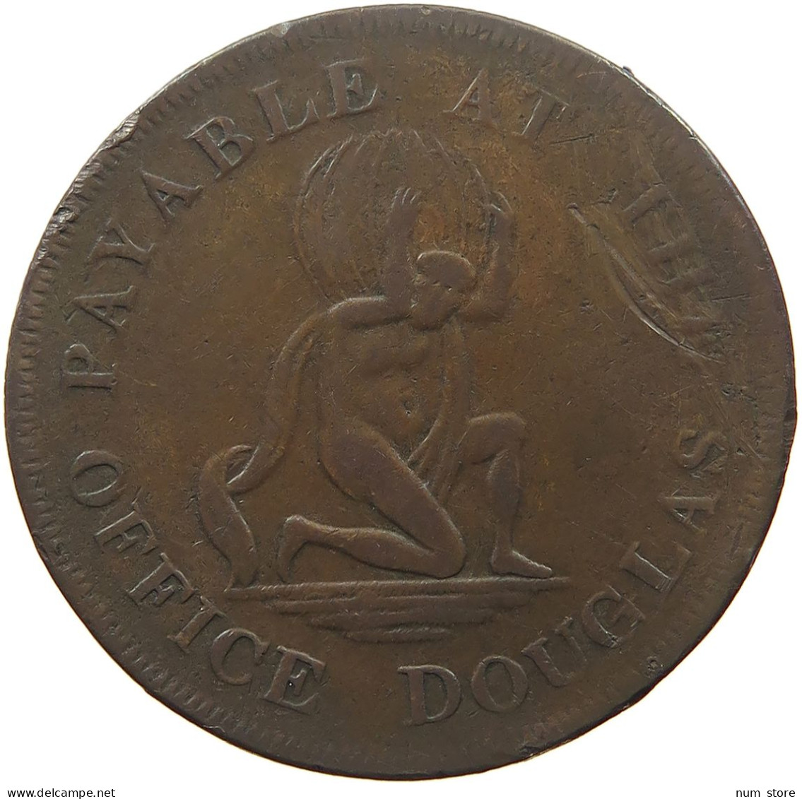 ISLE OF MAN PENCE 1811 GEORGE III. 1760-1820 #MA 025022 - Eiland Man