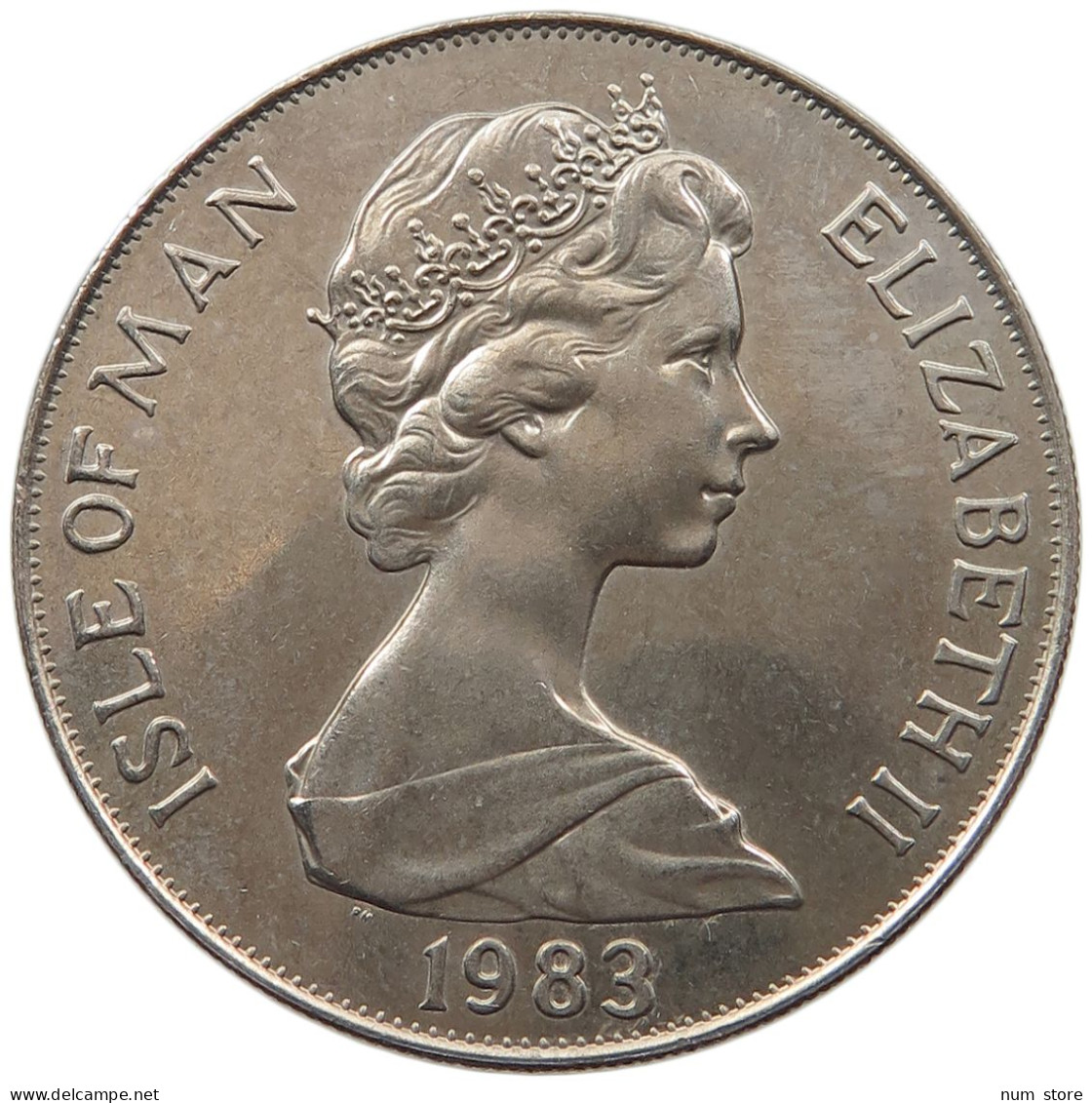 ISLE OF MAN CROWN 1983 ELIZABETH II. (1952-2022) #MA 099027 - Isla Man