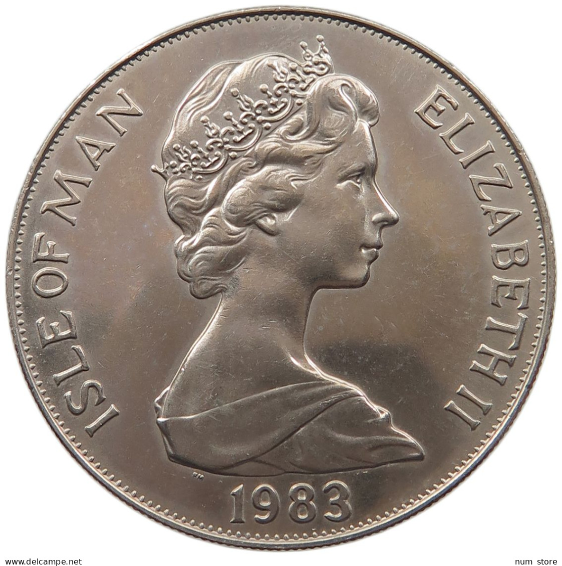 ISLE OF MAN CROWN 1983 ELIZABETH II. (1952-2022) #MA 099026 - Île De  Man