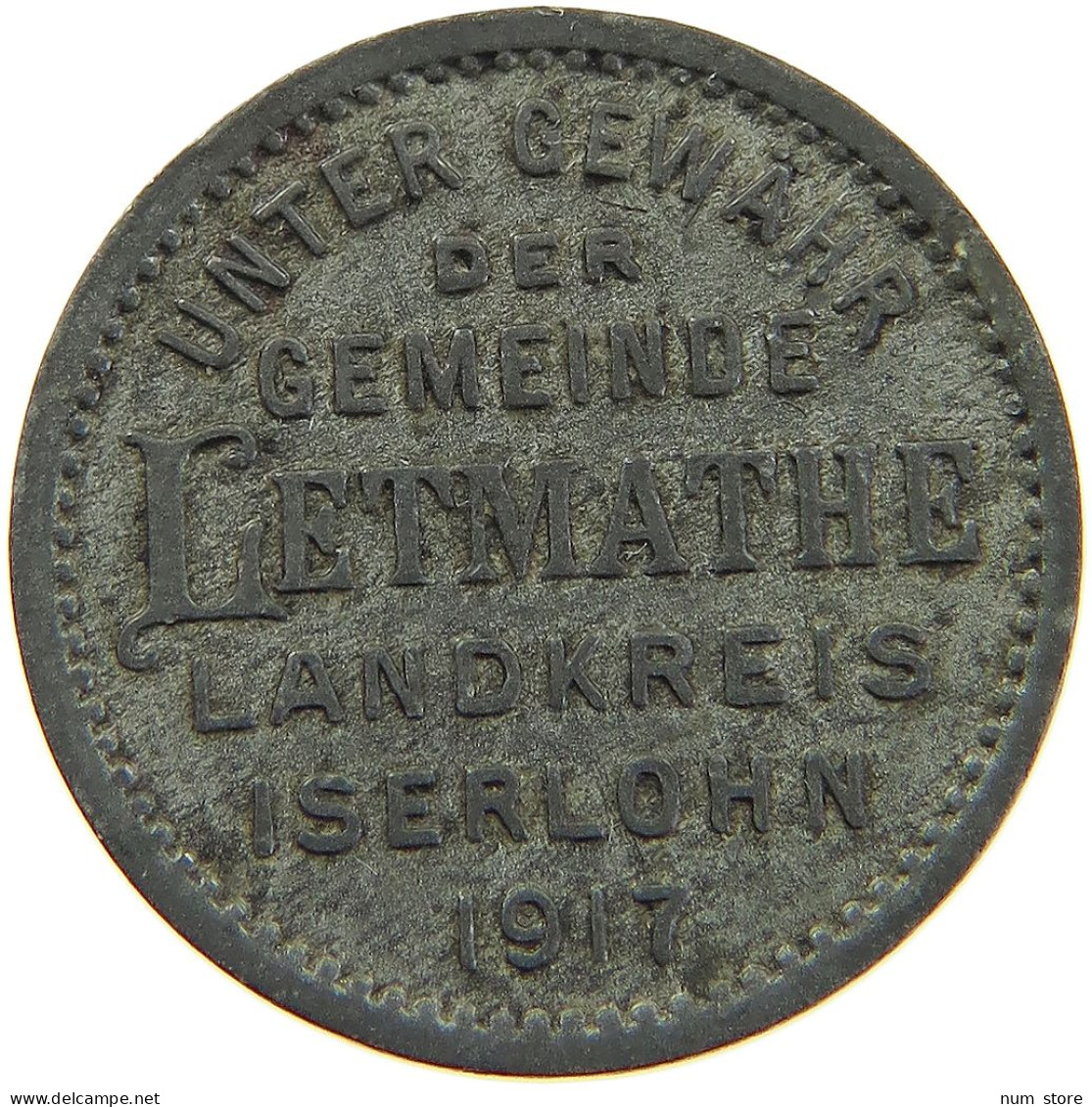 ISERLOHN 50 PFENNIG 1917  #MA 102889 - Autres & Non Classés