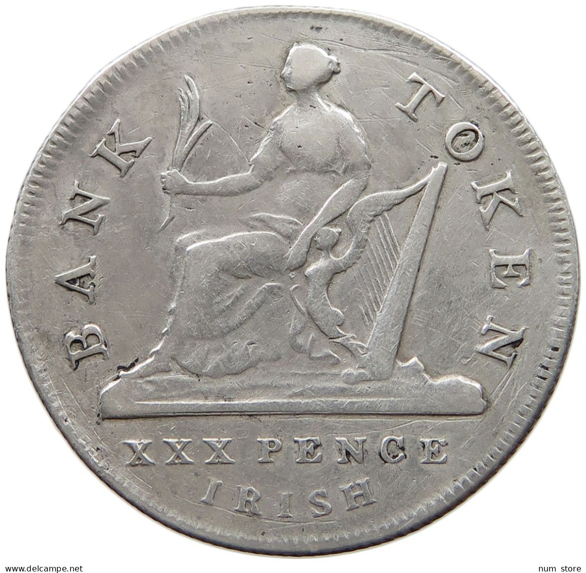 IRELAND 30 PENCE 1808 GEORGE III. 1760-1820 #MA 024999 - Irlande