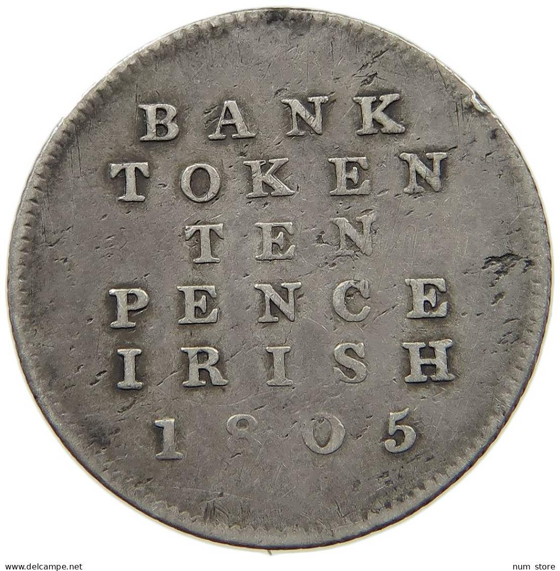 IRELAND 10 PENCE 1805  #MA 021338 - Irlande