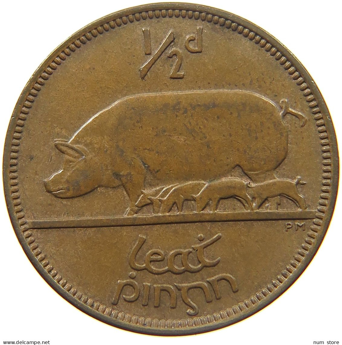 IRELAND 1/2 PENNY 1928  #MA 025009 - Irlanda