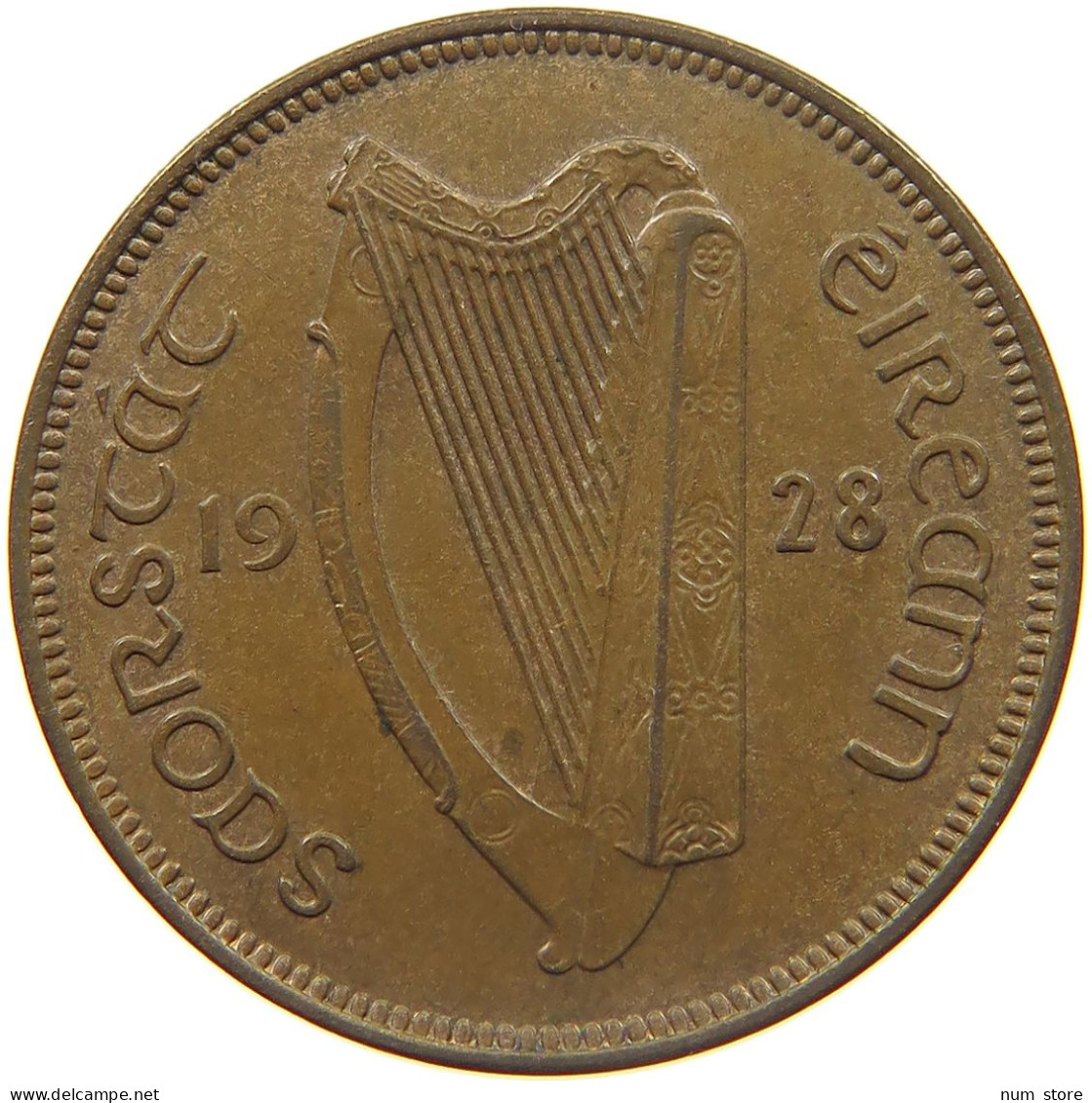 IRELAND 1/2 PENNY 1928  #MA 025009 - Irlanda