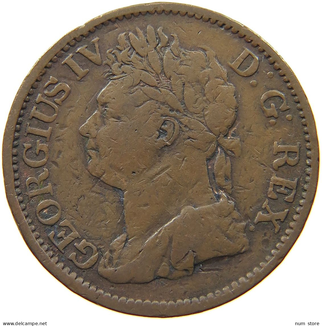 IRELAND 1/2 PENNY 1823 GEORGE IV. (1820-1830) #MA 101076 - Irlande